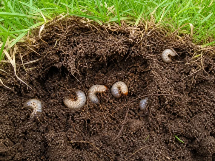 Schädlinge im Rasen