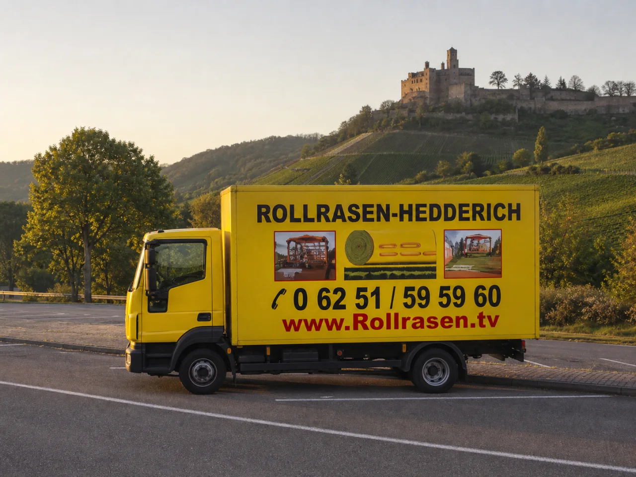 Rollrasen-Lieferung nach Bensheim