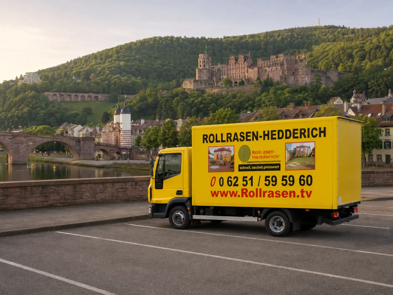 Rollrasen-Lieferung nach Heidelberg