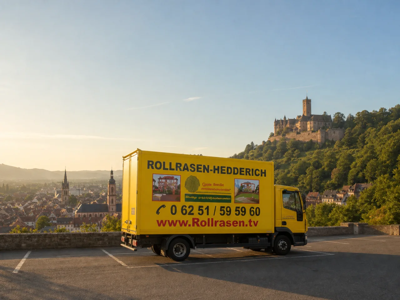 Rollrasen-Lieferung nach Heppenheim