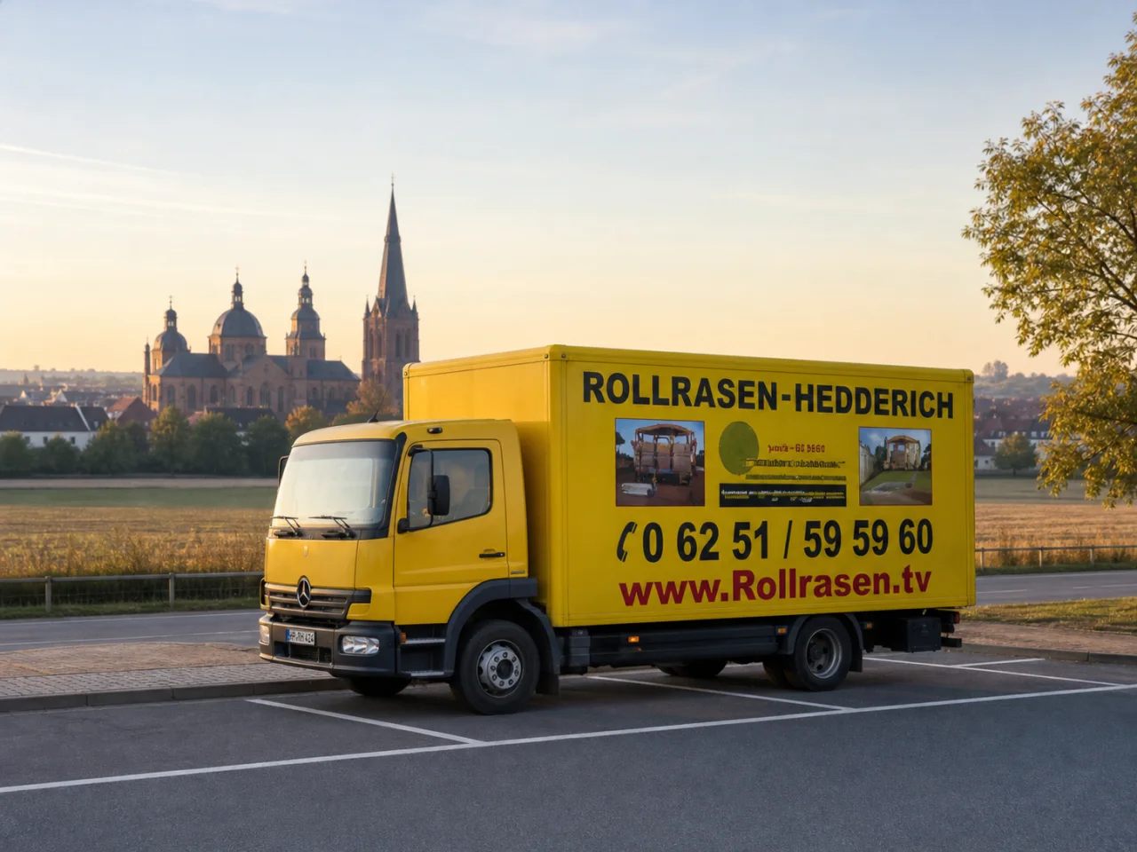 Rollrasen-Lieferung nach Lampertheim