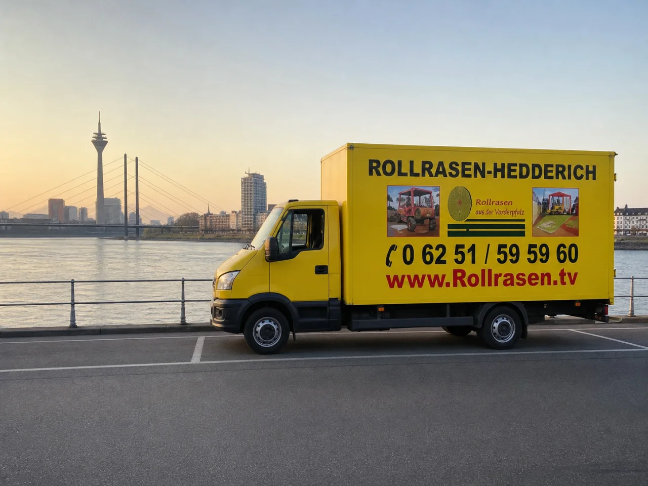 Rollrasen-Lieferung nach Ludwigshafen am Rhein