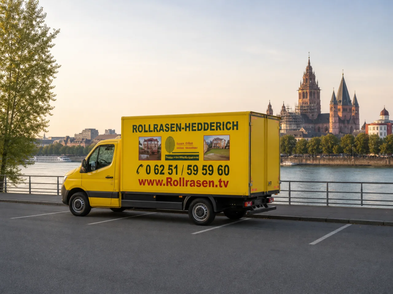 Rollrasen-Lieferung nach Mainz