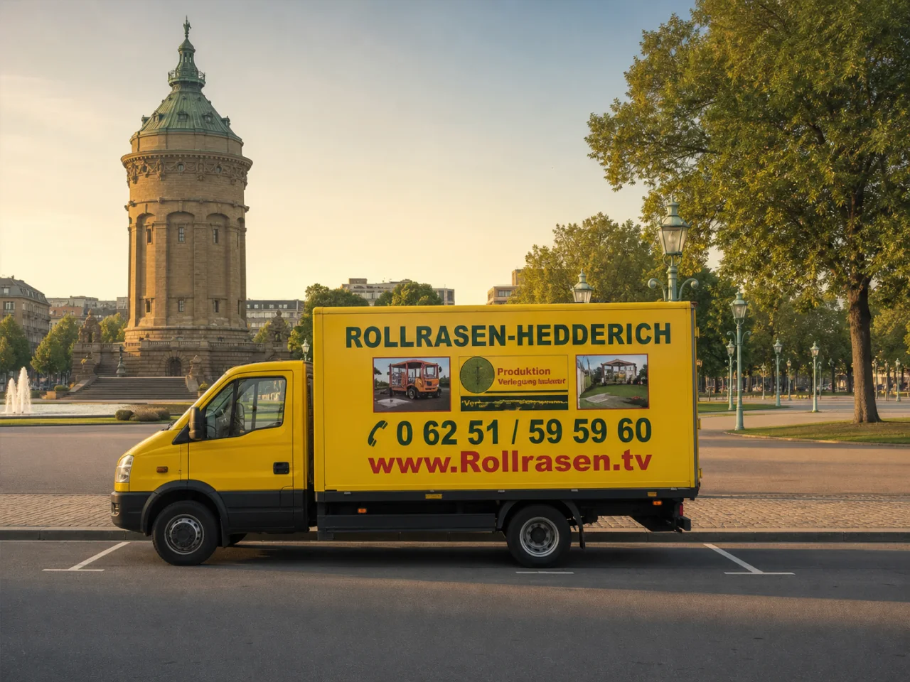 Rollrasen-Lieferung nach Mannheim