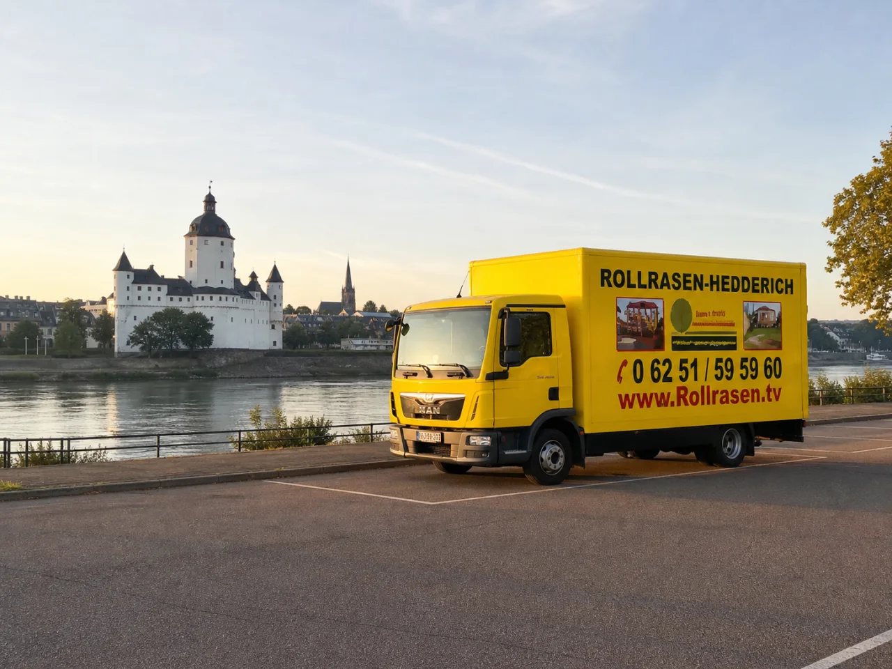 Rollrasen-Lieferung nach Rüsselsheim am Main