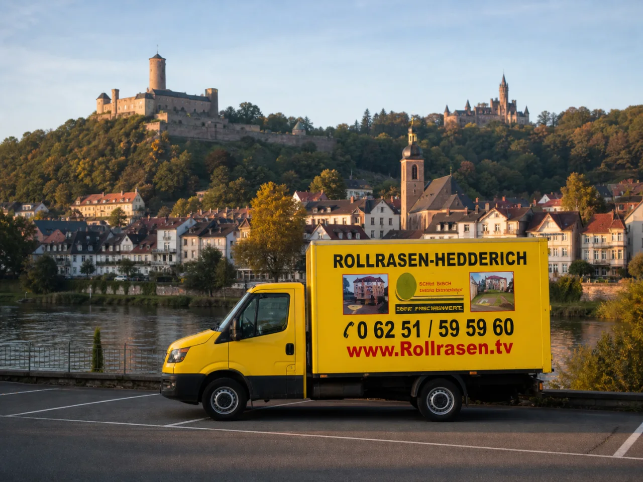 Rollrasen-Lieferung nach Weinheim
